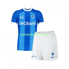 Camisolas de futebol KRC Genk Criança Equipamento Principal 2023/24 Manga Curta